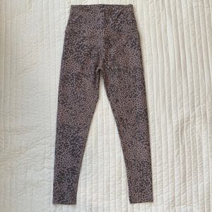 Beyond yoga leopard leggings, size small